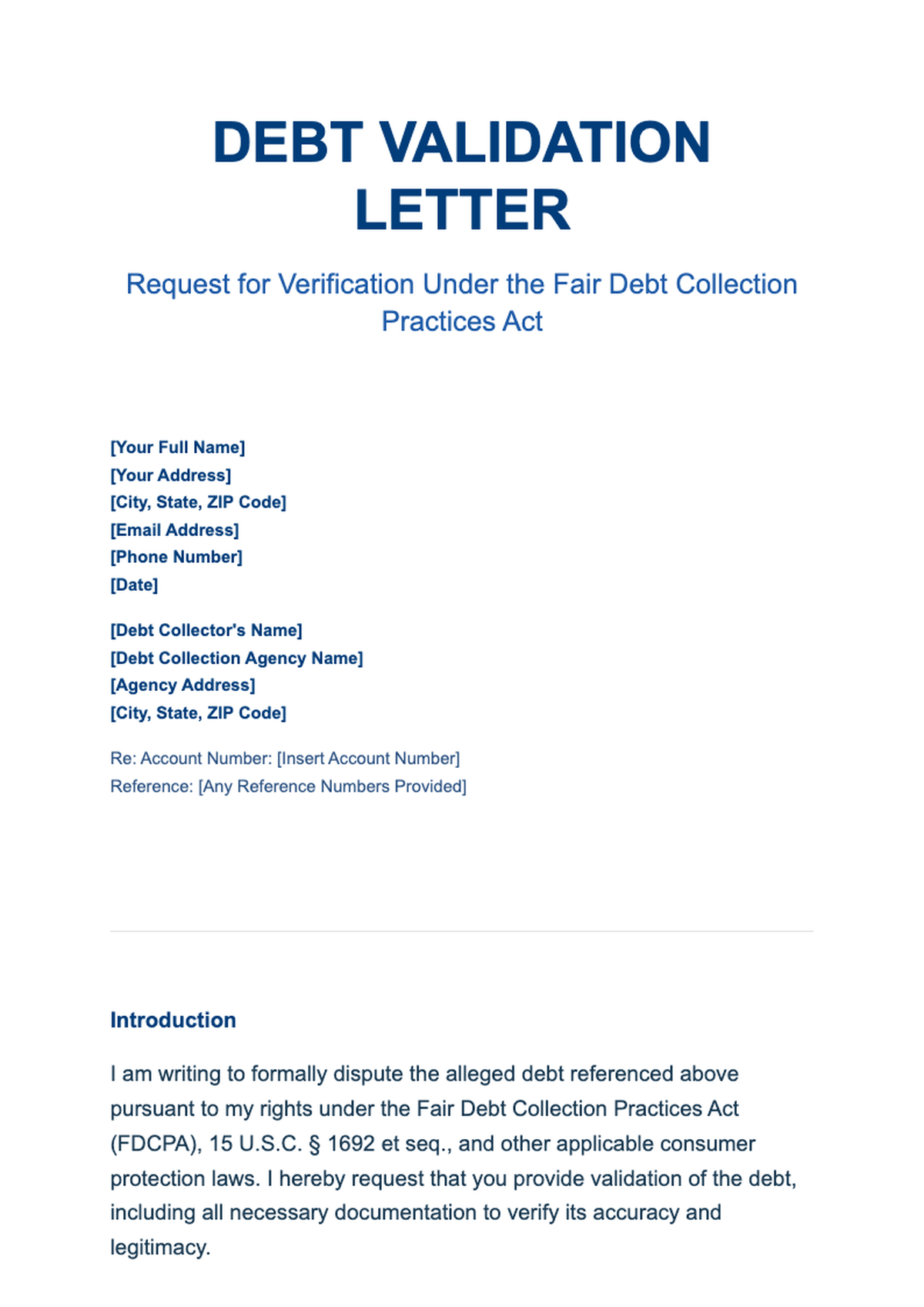 Debt collector rights infographic with magnifying glass illustration_variant_1